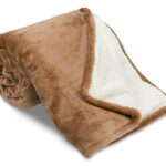 sleepwell Deka OVEČKA® – hladká 150×200 cm – ČOKOLÁDOVÁ