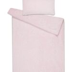 sleepwell Dětské povlečení mikroplyš svítící ve tmě, 40×60 + 95×130 cm, Mickey Mouse – růžový